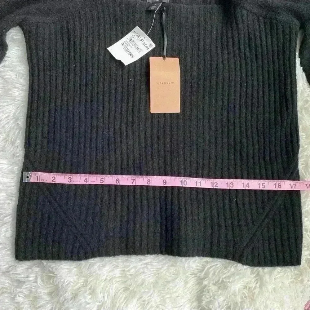 Halogen Sweater.  Ballon sleeves.  Black.  Size XL.  NWT.